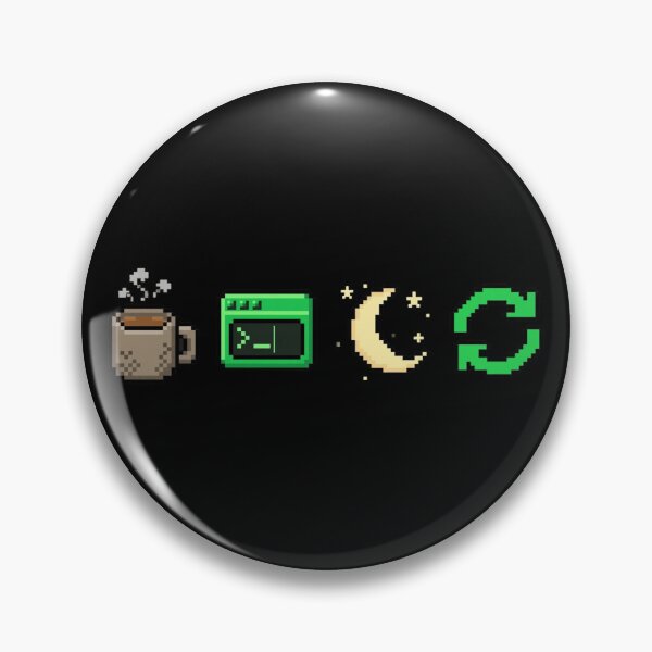 Item preview, Pixel Coffee Code Sleep Repeat Design - Regalo para desarrolladores de videojuegos Lofi designed and sold by cybertreat.