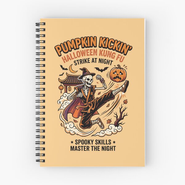 Item preview, Pumpkin kickin' - Halloween Kung fu - Halloween for kung fu fans designed and sold by ParadoxParadox.
