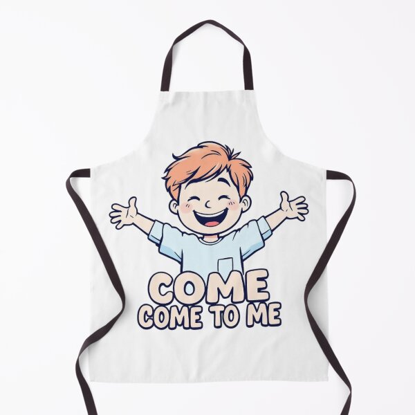 Item preview, Cute Boy Giving Hugs "Come To Me" Cartoon Illustration designed and sold by VeleS68.