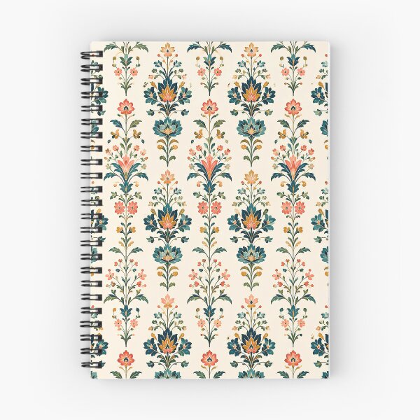 Item preview, Retro Midcentury Folk Floral Pattern designed and sold by Sandy Beach Decor.