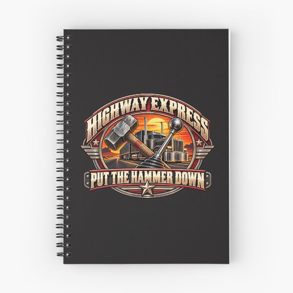 Item preview, Highway Express | Put The Hammer Down | Sledgehammer & Gear Shift Truck Art designed and sold by NomadForge.