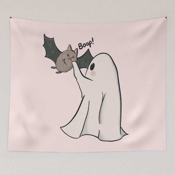 Item preview, Boop Bat and Ghost designed and sold by Tales by Chelle.