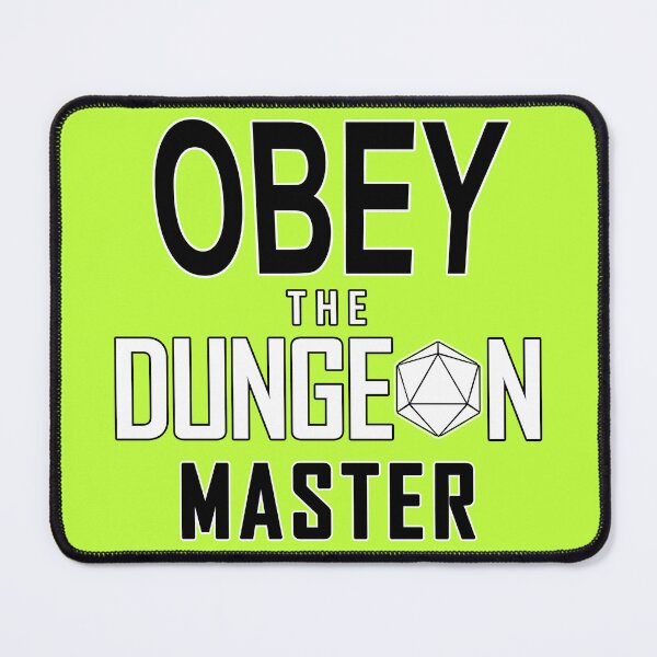 Item preview, Obey the Dungeon Master designed and sold by Dutcher Designs.