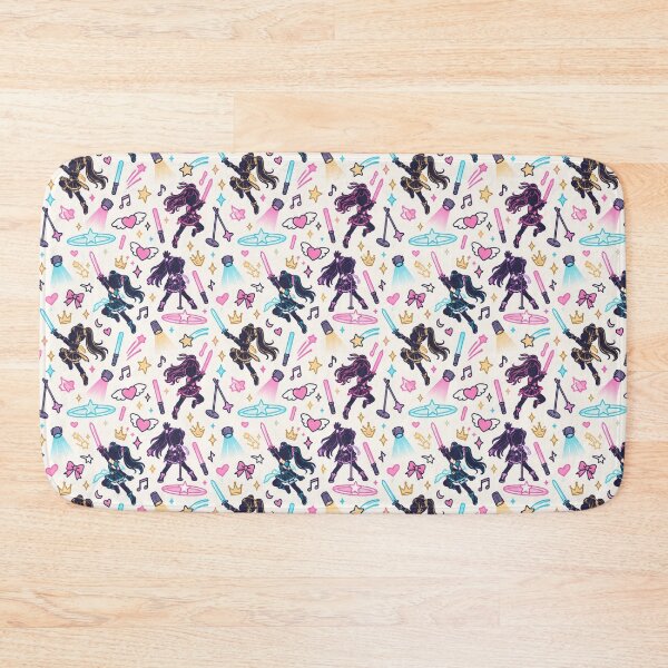 Item preview, Neon Idol Doodles — Seamless K-Pop Fan Art Pattern designed and sold by Fanverse Merchandise.