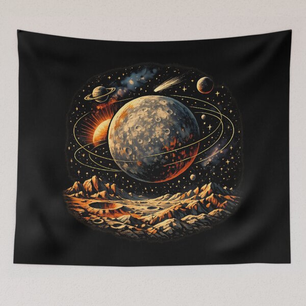Item preview, Rocky surface of Mercury designed and sold by Daily Quirk.