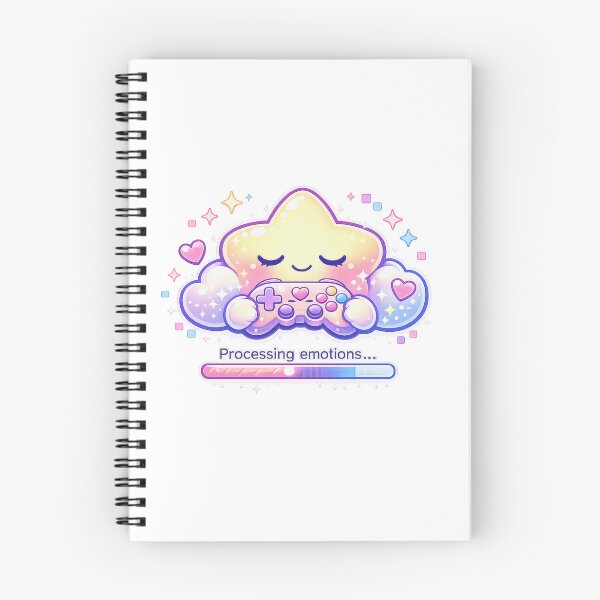 Item preview, Processing Emotions Pastel Kawaii Star Gamer Art designed and sold by Sommium .