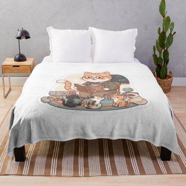 Item preview, Storytime Teacher Cat Reading designed and sold by PrintforDesign.