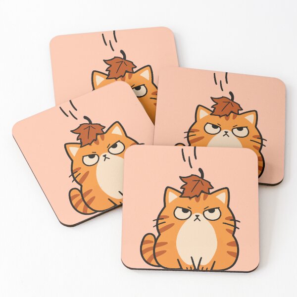 Item preview, Autumn Orange Cat designed and sold by MewMade.