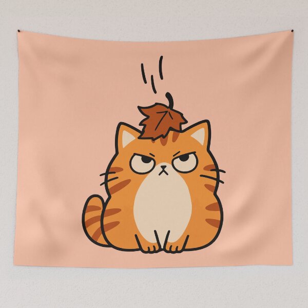 Item preview, Autumn Orange Cat designed and sold by MewMade.