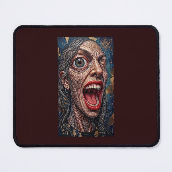 Item preview, Psychedelic Surrealist Portrait Wall Art designed and sold by Color & Form.