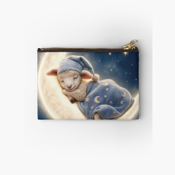 Item preview, Little Lamb Sleeping on a Crescent Moon designed and sold by Maria Dryfhout.