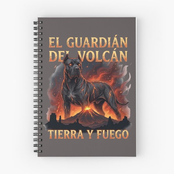Item preview, Volcano Guardian Presa Canario Dog Fire Fantasy Emblem Sticker designed and sold by EfectoCreativo.
