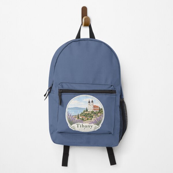 Item preview, Tihany Hungary Lake Balaton Lavender Travel Art designed and sold by GusiaTreasures.