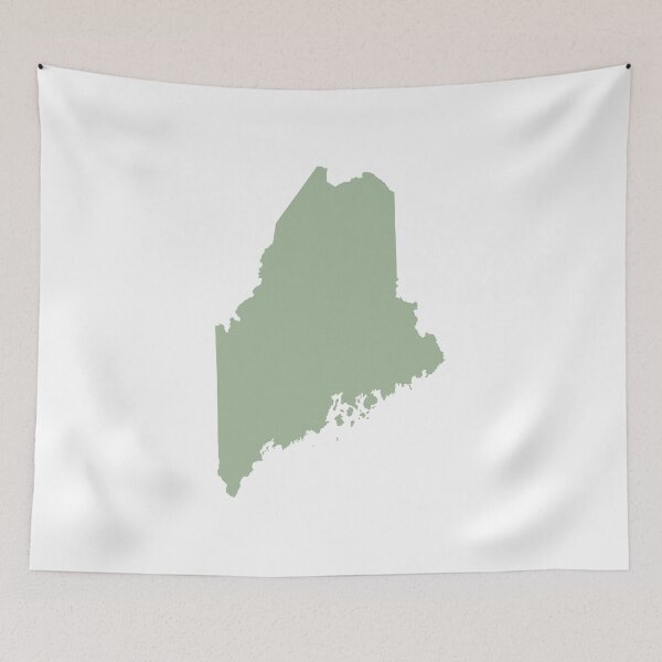 Item preview, Maine in Sage designed and sold by Maren Misner.