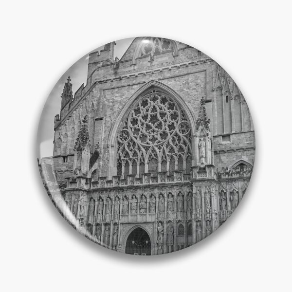 Item preview, Exeter Cathedral Gothic Architecture Black and White Fine Art Photography designed and sold by leonwoods.