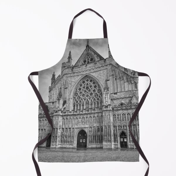 Item preview, Exeter Cathedral Gothic Architecture Black and White Fine Art Photography designed and sold by leonwoods.