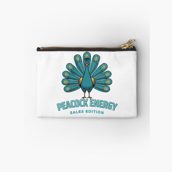 Item preview, Peacock Energy Sales Edition Sticker – Confident Peacock with Chart Feathers designed and sold by NKWealthDesign.