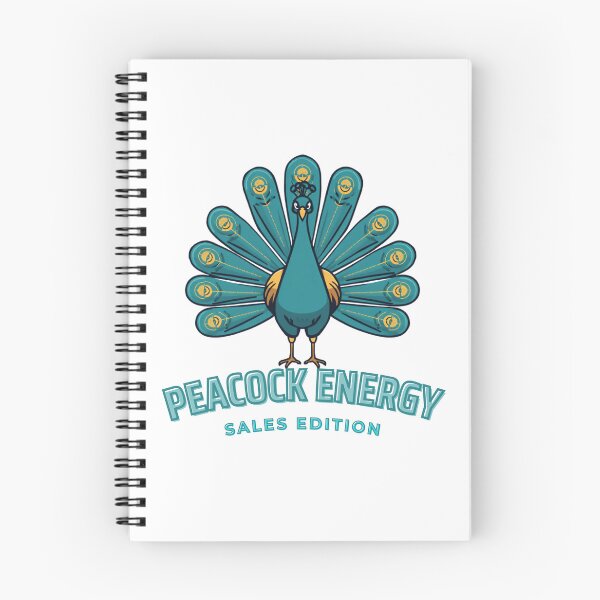 Item preview, Peacock Energy Sales Edition Sticker – Confident Peacock with Chart Feathers designed and sold by NKWealthDesign.