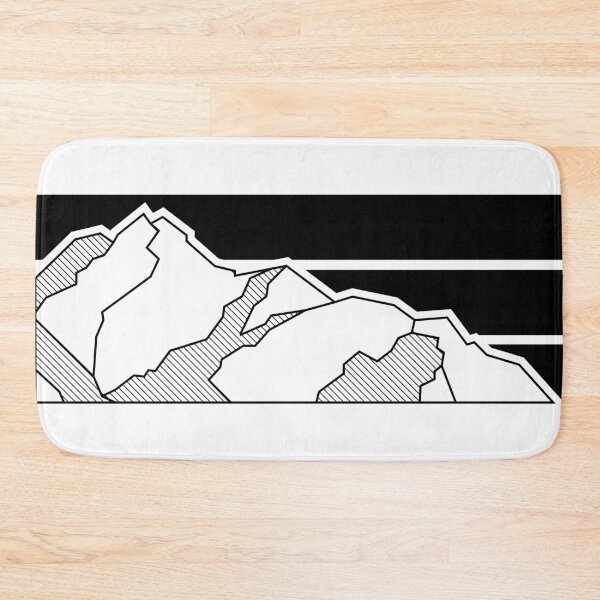 Item preview, Mountain Peaks — Minimalist Geometric Landscape Art designed and sold by Half Mess.