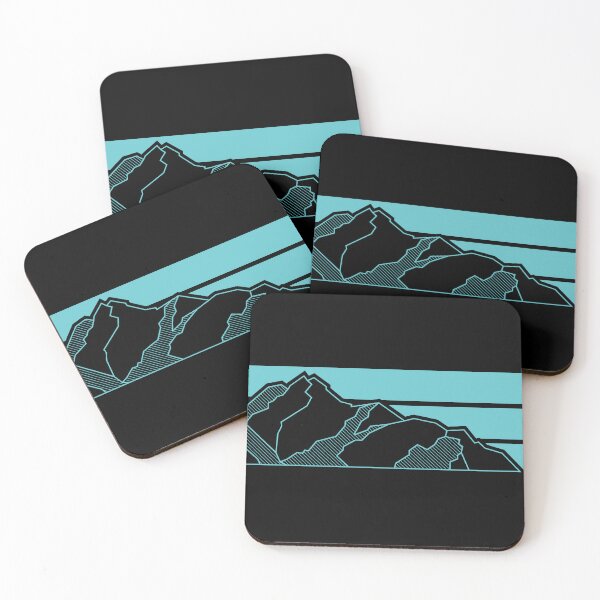 Item preview, Mountain Peaks — Minimalist Geometric Landscape Art designed and sold by Half Mess.