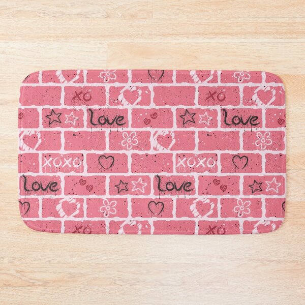 Item preview, Love Grunge Paint Splatter Brick Wall designed and sold by CreativeDraws42.
