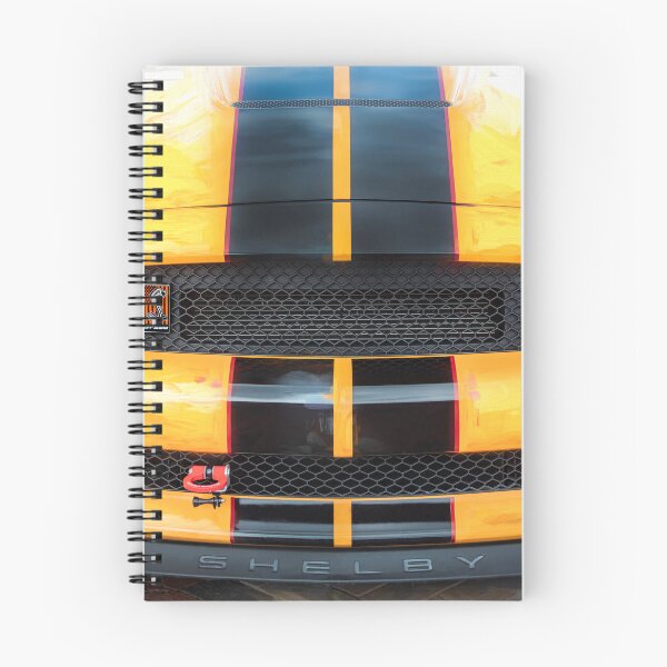 Item preview, 2020 Ford Shelby Mustang GT350 Twister Orange Muscle Car 3/4 Profile Art designed and sold by RichFrancoCars.