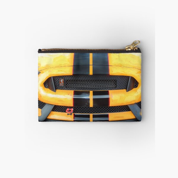Item preview, 2020 Ford Shelby Mustang GT350 Twister Orange Muscle Car 3/4 Profile Art designed and sold by RichFrancoCars.