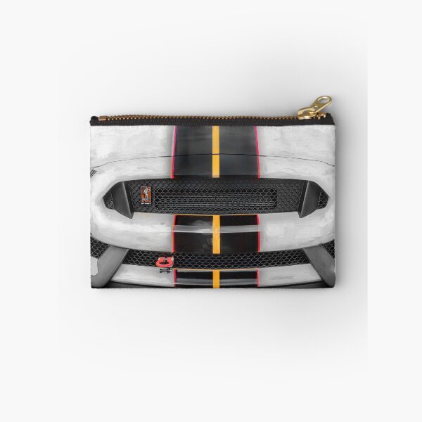 Item preview, 2020 Ford Shelby Mustang GT350 Twister Orange Muscle Car 3/4 Profile Art designed and sold by RichFrancoCars.