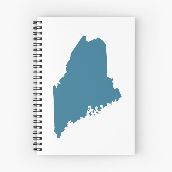 Item preview, Maine in Teal designed and sold by Maren Misner.