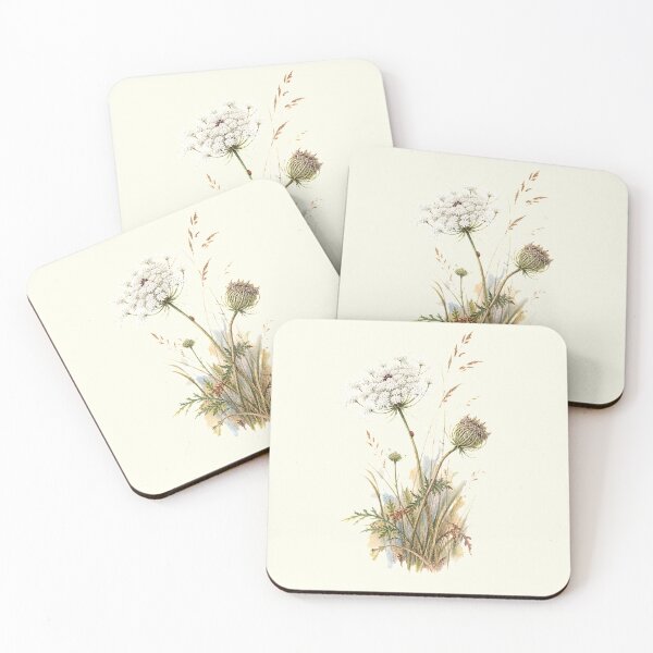 Item preview, Queen Anne's Lace | Meadow Wildflower Nature Study designed and sold by SusanSweetArt.