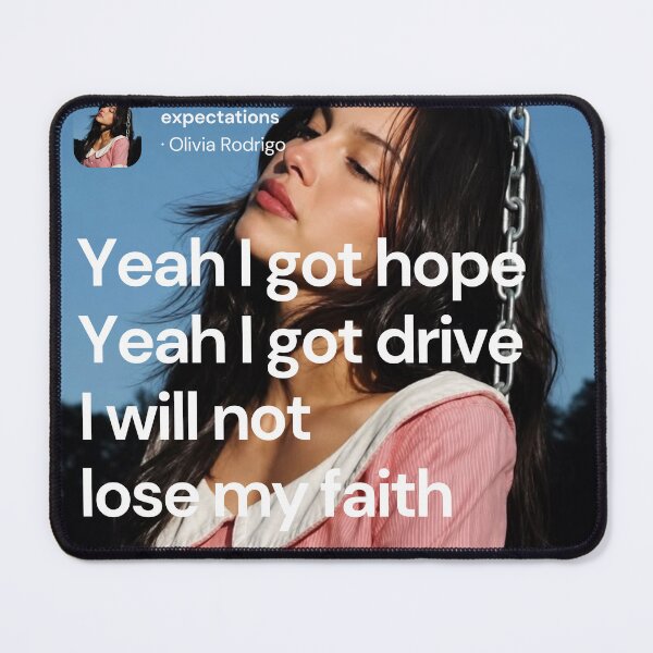 Item preview, Expectations lyrics - Olivia Rodrigo designed and sold by Milkshake33.