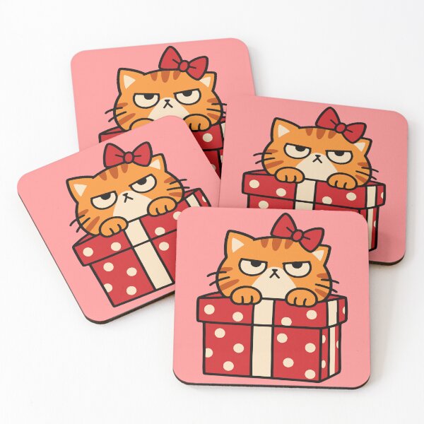 Item preview, Cat in a Gift Box designed and sold by MewMade.