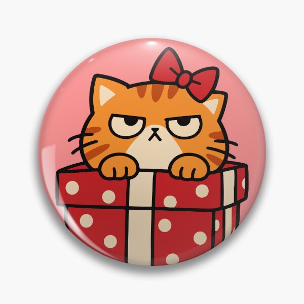 Item preview, Cat in a Gift Box designed and sold by MewMade.