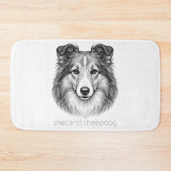 Item preview, Shetland Sheepdog Portrait Illustration designed and sold by SUP-R-Ts.