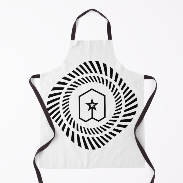Item preview, Hypnotic Spiral Emblem | Twisted Geometric Art | Star Shield designed and sold by Half Mess.