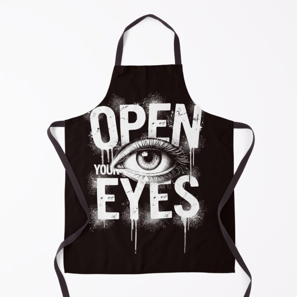 Item preview, Open Your Eyes | Grunge Graffiti Eye Typography Design designed and sold by DKtrending.