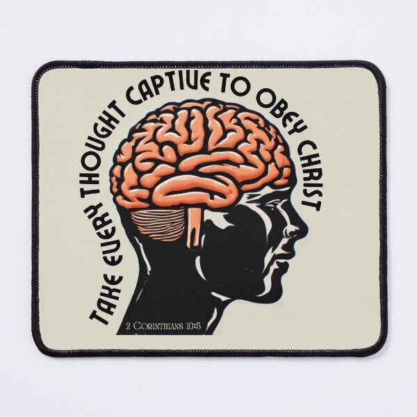 Item preview, Take Every Thought Captive to Obey Christ - 2 Corinthians 10:5 designed and sold by scripturehood.