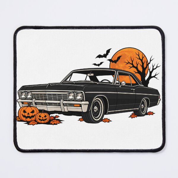 Item preview, Classic American Car Halloween – Spooky Automotive Art designed and sold by ElceMare.