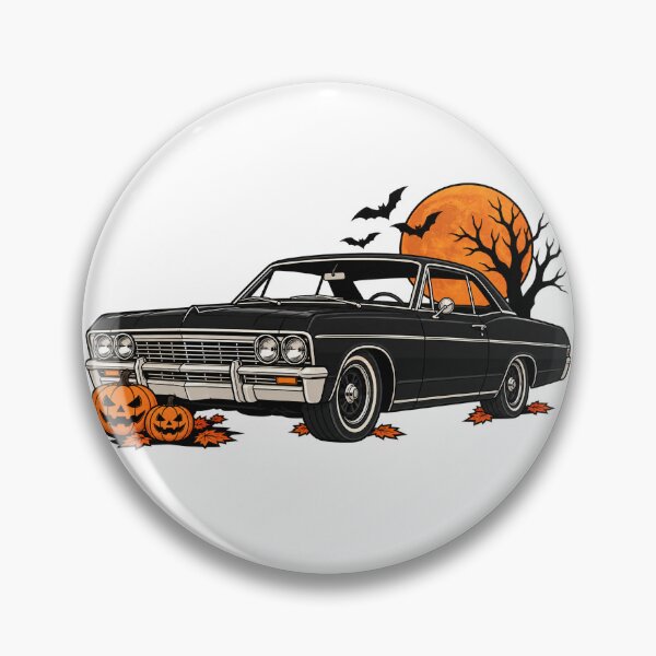 Item preview, Classic American Car Halloween – Spooky Automotive Art designed and sold by ElceMare.