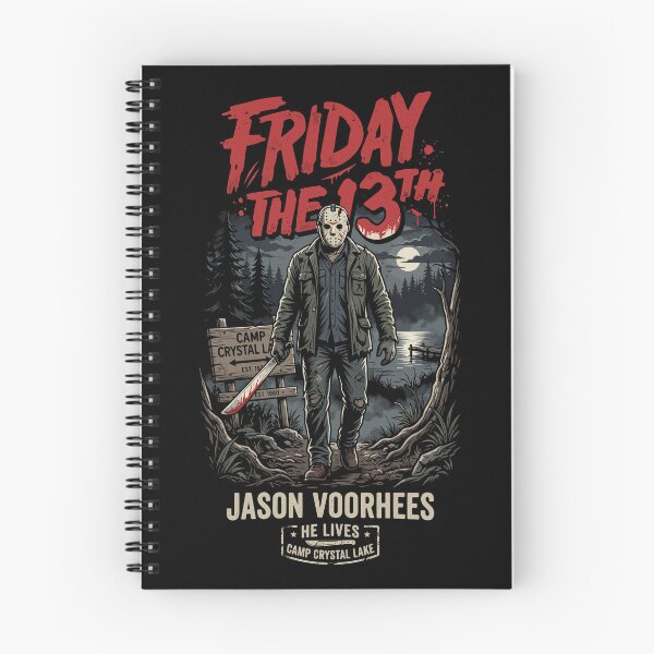 Item preview, Friday The 13th Camp Crystal Lake Horror Slasher designed and sold by RatherCreative.