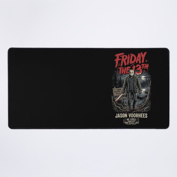 Item preview, Friday The 13th Camp Crystal Lake Horror Slasher designed and sold by RatherCreative.