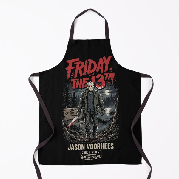 Item preview, Friday The 13th Camp Crystal Lake Horror Slasher designed and sold by RatherCreative.