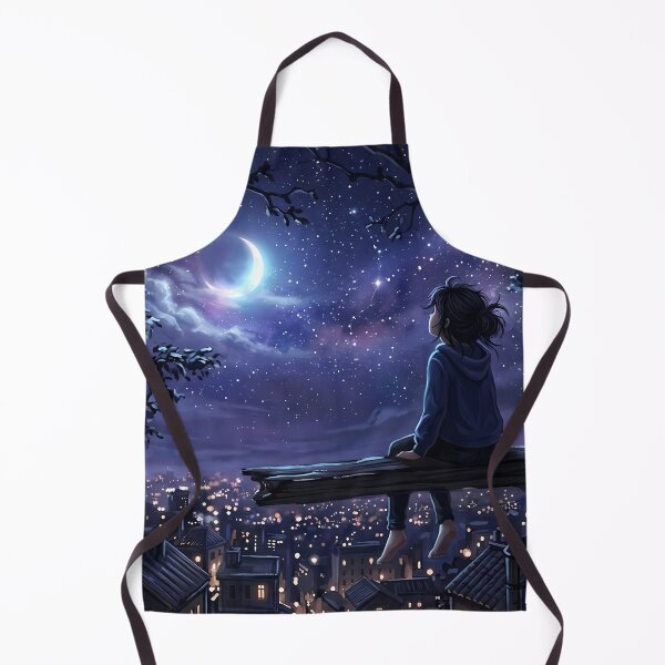 Item preview, Moonlit City Night Fantasy designed and sold by RkskArt.