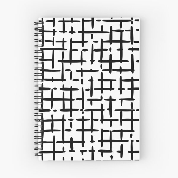 Item preview, Thick Black Broken Crosshatch on White designed and sold by KSimpson838.
