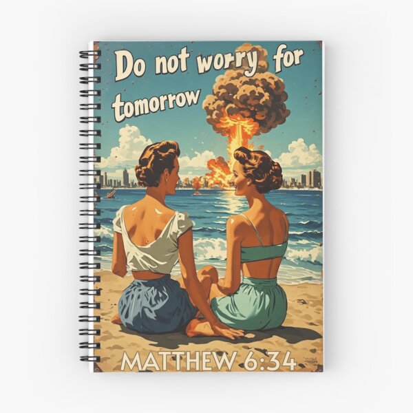 Item preview, Do not worry for tomorrow Matthew 6:34 designed and sold by scripturehood.