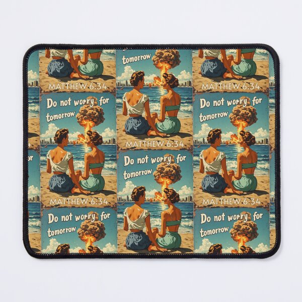 Item preview, Do not worry for tomorrow Matthew 6:34 designed and sold by scripturehood.