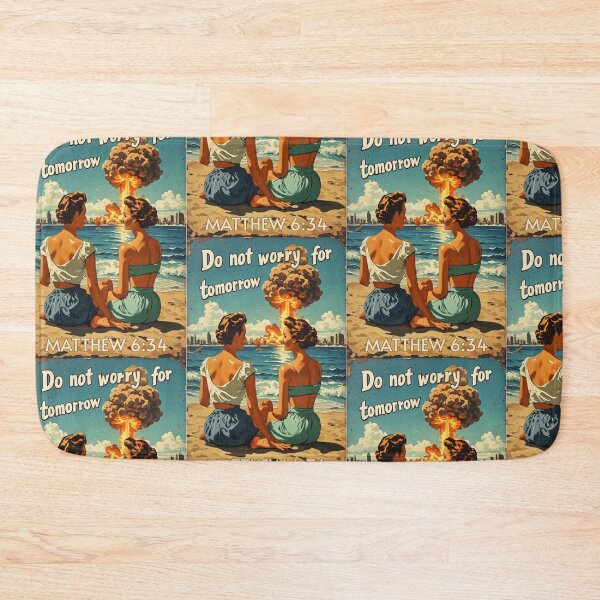Item preview, Do not worry for tomorrow Matthew 6:34 designed and sold by scripturehood.