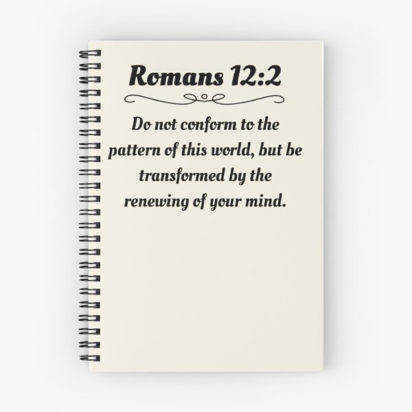 Item preview, Romans 12:2 Bible Verse Christian Typography Design - Be Transformed by the Renewing of Your Mind designed and sold by PoppaBear71.