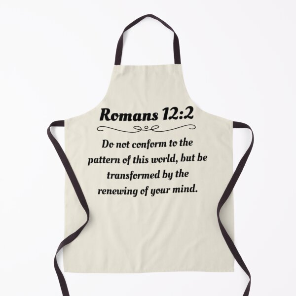 Item preview, Romans 12:2 Bible Verse Christian Typography Design - Be Transformed by the Renewing of Your Mind designed and sold by PoppaBear71.