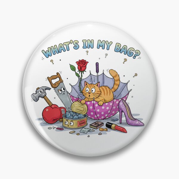 Item preview, What's In My Bag? designed and sold by SundayFunniesCo.